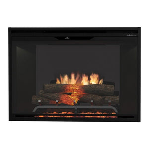 Dimplex Revillusion 36-inch built-in electric fireplace with black interior panel