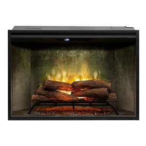 Dimplex Revillusion 36-inch fireplace fitted into an existing masonry opening