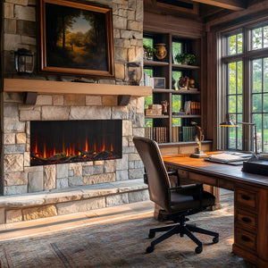 SimpliFire Scion 43-inch linear electric fireplace, product view 4