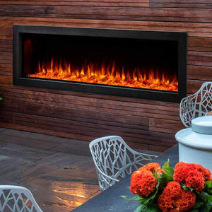 SimpliFire Forum 55-inch outdoor linear electric fireplace