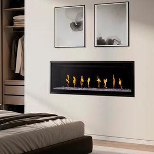 SimpliFire Allusion Edge 100-inch linear electric fireplace, product view 4