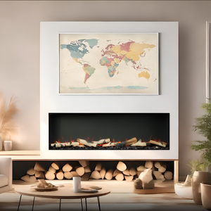 SimpliFire Triton 50-inch multi-sided linear electric fireplace, product view 2