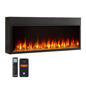 SimpliFire Scion 55-inch linear electric fireplace, product view 10
