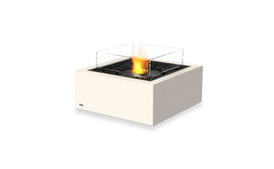 EcoSmart Fire Base 30 fire table in Bone Fluid Concrete