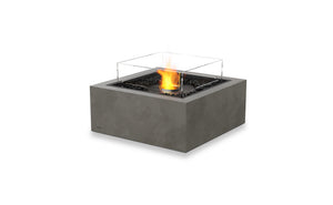 EcoSmart Fire Base 30 fire table in Natural Fluid Concrete