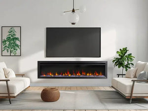 SimpliFire Allusion Slim 50-inch electric fireplace, product view 11