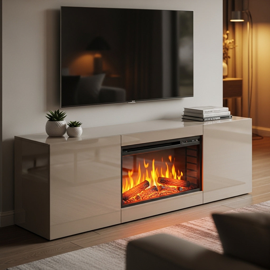 Shop By Finish  Fireplace TV Stands