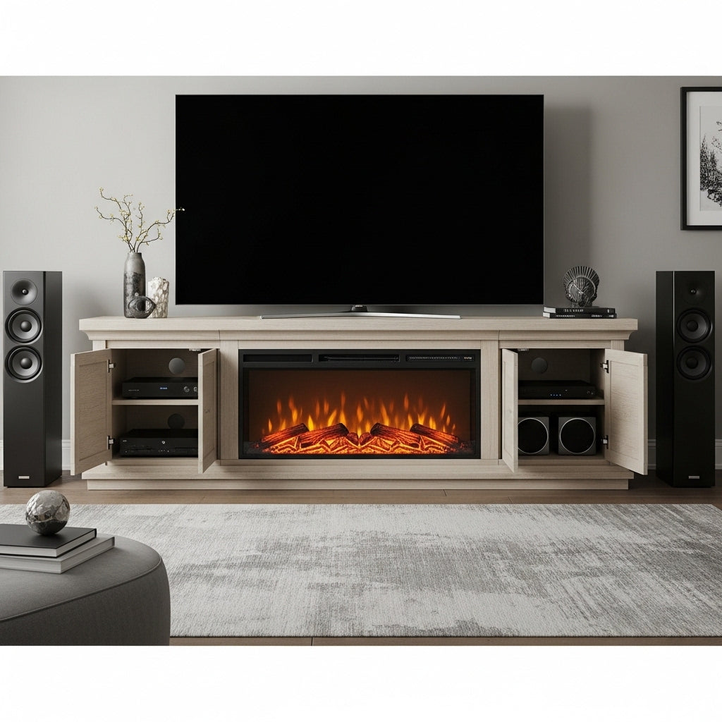 Shop By Size  Fireplace TV Stands