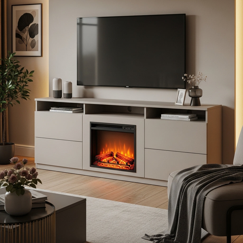 Shop By Style  Fireplace TV Stands