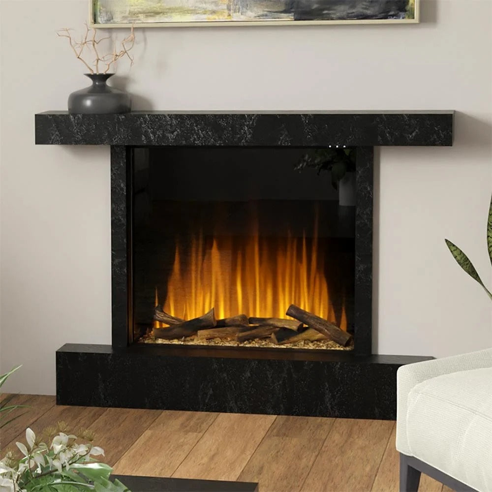 Dimplex Ignite Aspire 30-Inch Built-In Electric Firebox — Sleek, Realistic Flames for a Modern Fireplace