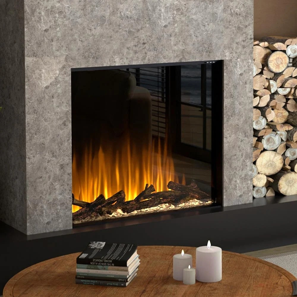 Dimplex Ignite Aspire 42-Inch Built-In Electric Firebox — Sleek, Realistic Fireplace Insert