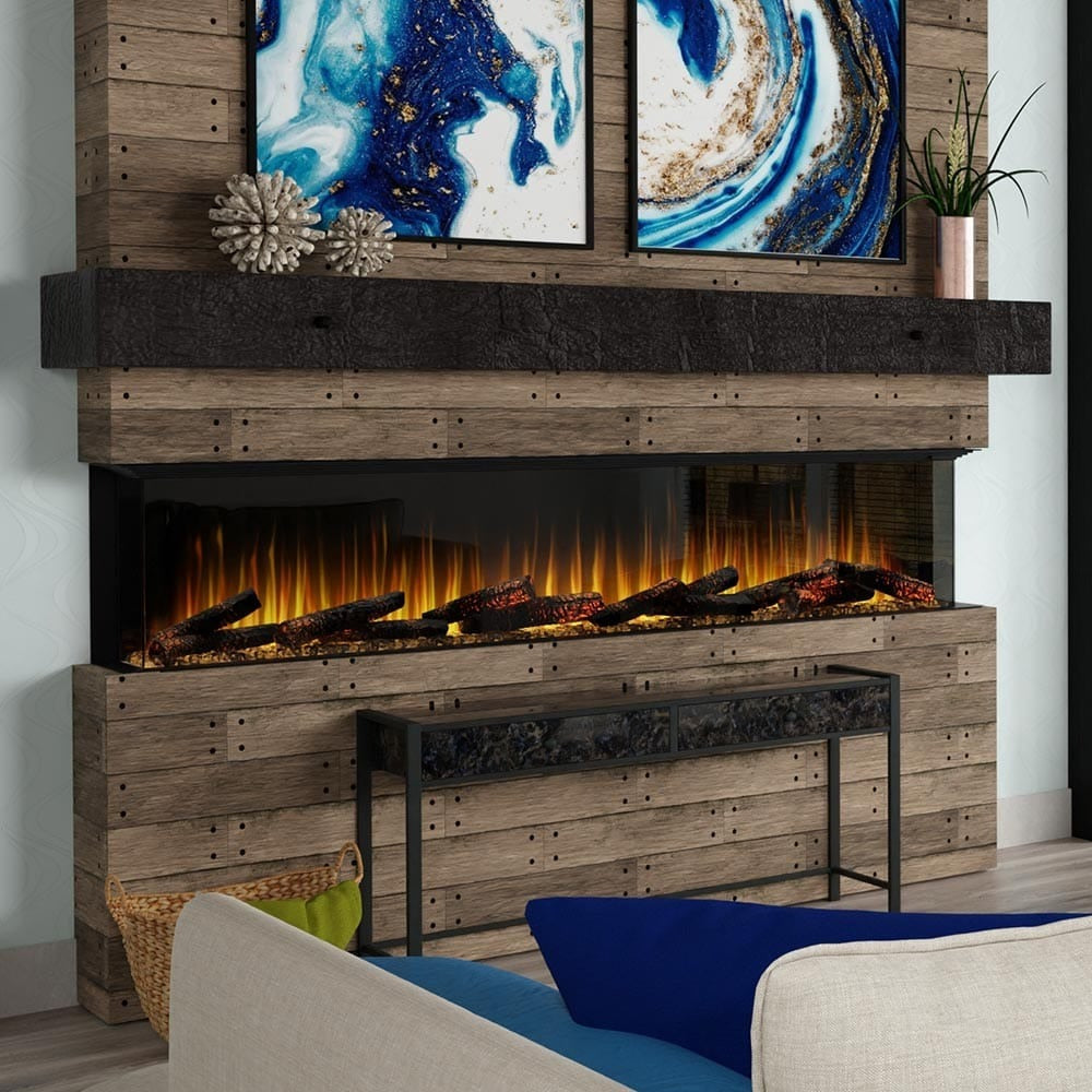 Dimplex Ignite Ultra 88-Inch Built-In Linear Electric Fireplace - Sleek, Ultra-Wide Design with Realistic Flame