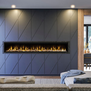 Dimplex Ignite Evolve 100-inch linear electric fireplace flame effect