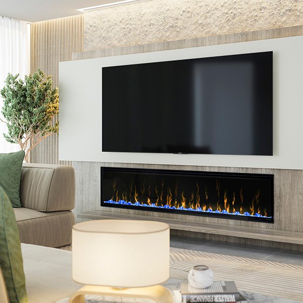 Dimplex Ignite XL 74-inch built-in linear electric fireplace