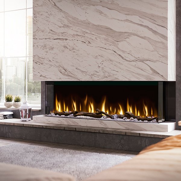 Dimplex Ignite XL Bold 60-inch linear electric fireplace flame effect