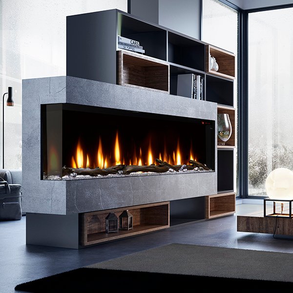 Dimplex Ignite XL Bold 74-inch linear electric fireplace flame effect