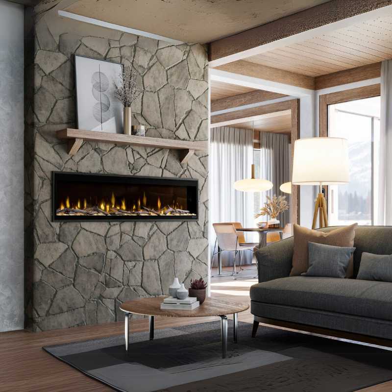 Dimplex Ignite Evolve 74-inch built-in linear electric fireplace
