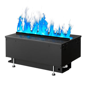 Dimplex Opti-Myst Pro 500 RGB cassette showing the mist flame effect with RGB lighting