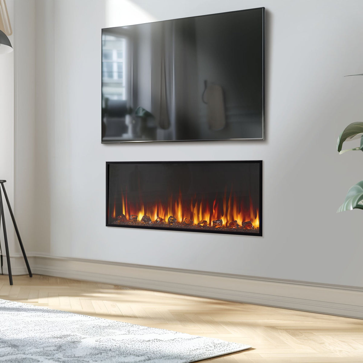 SimpliFire Scion 43-inch linear electric fireplace, product view 7