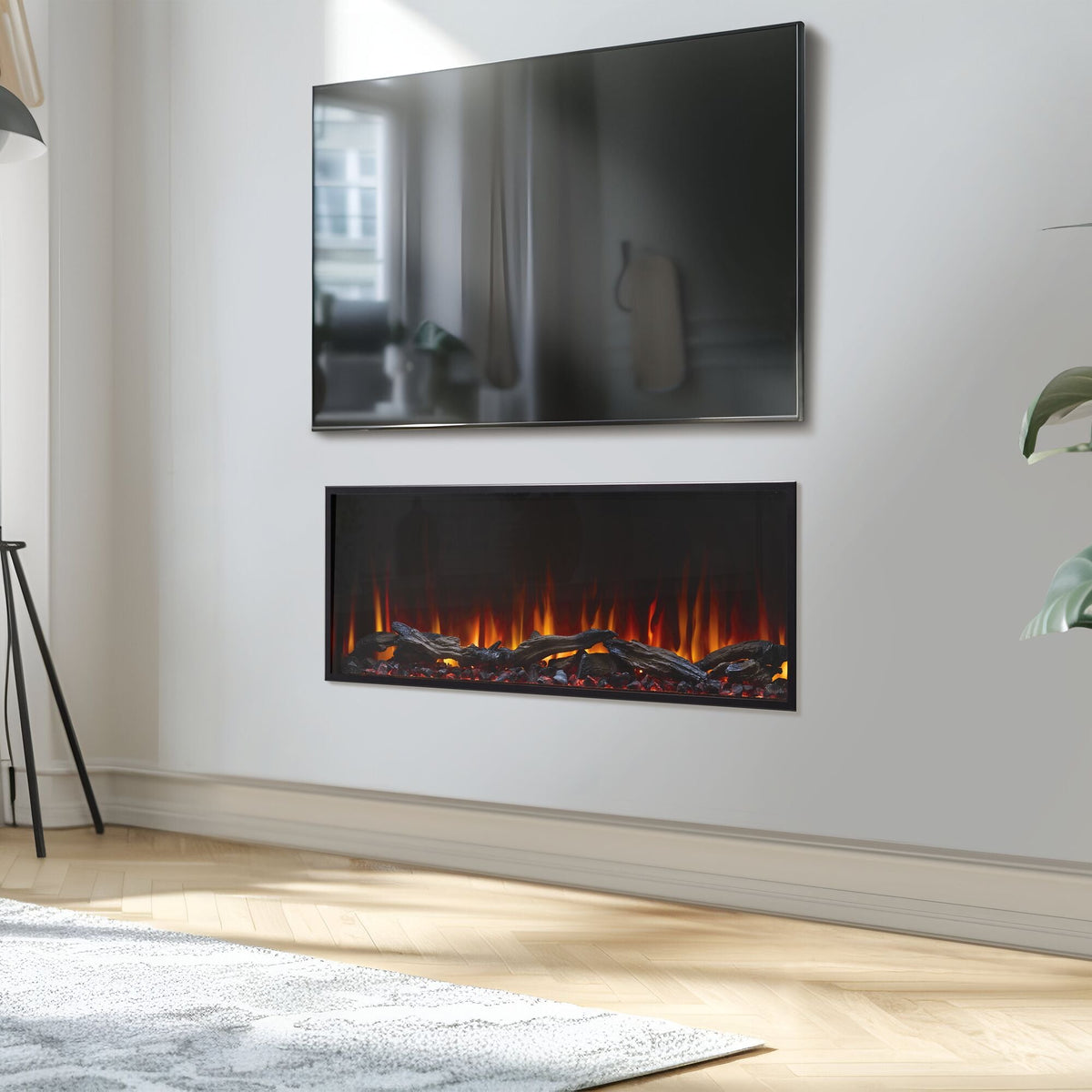 SimpliFire Scion 43-inch linear electric fireplace, product view 6
