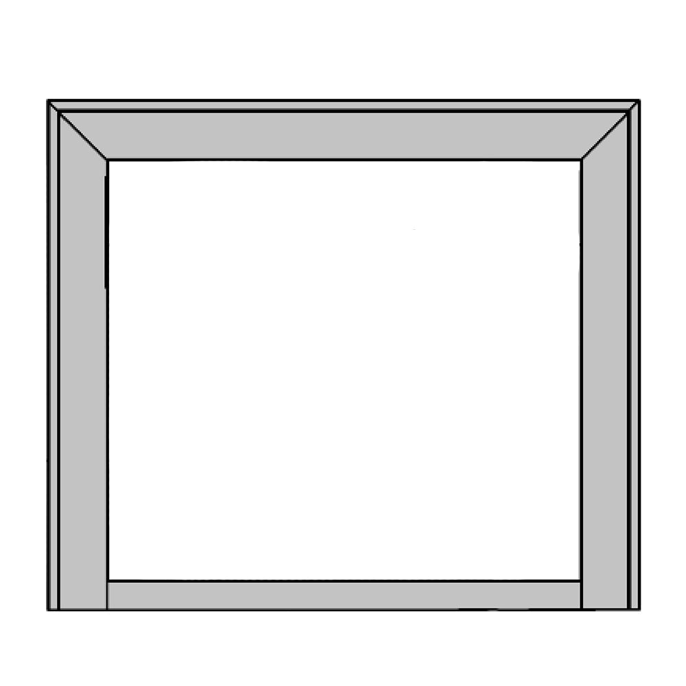 Kingsman HB36SBL black surround for louvered HB3624 and HB3628 direct vent gas fireplaces
