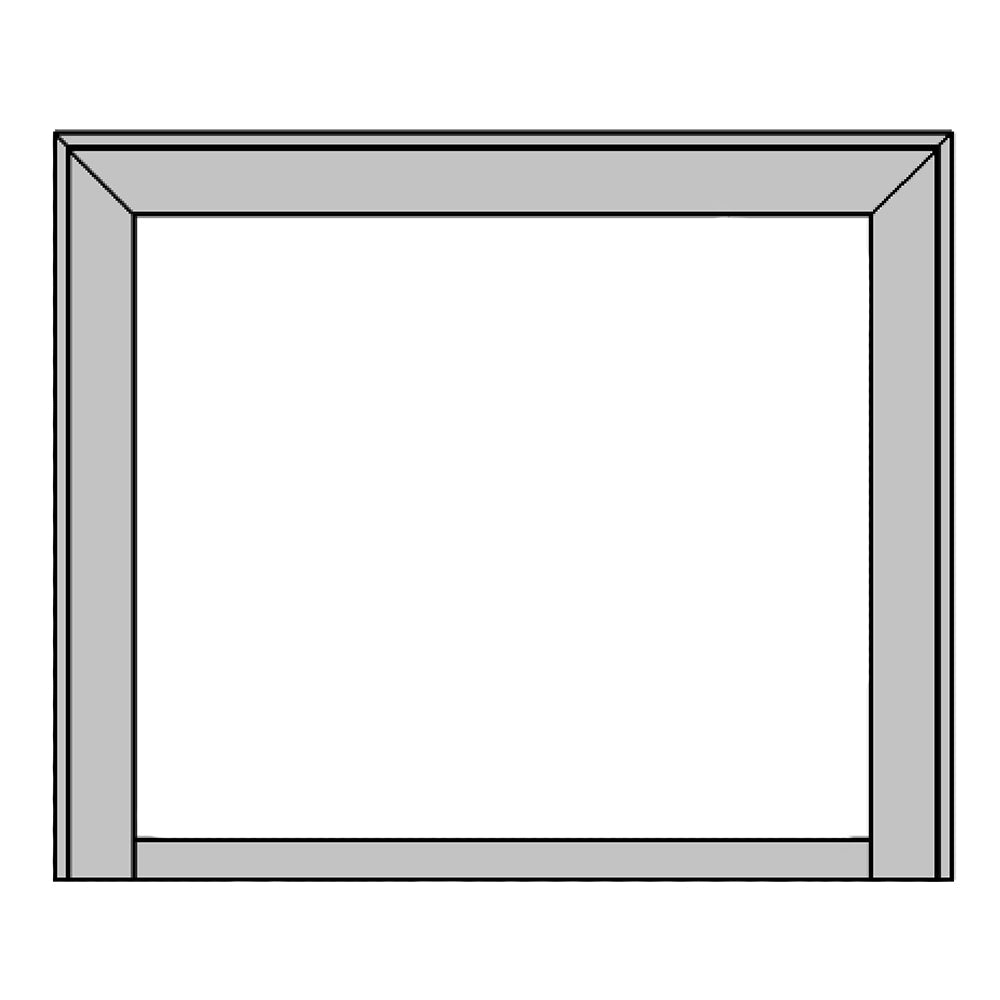 Kingsman HB42SBL black surround for louvered HB4224 and HB4228 direct vent gas fireplaces