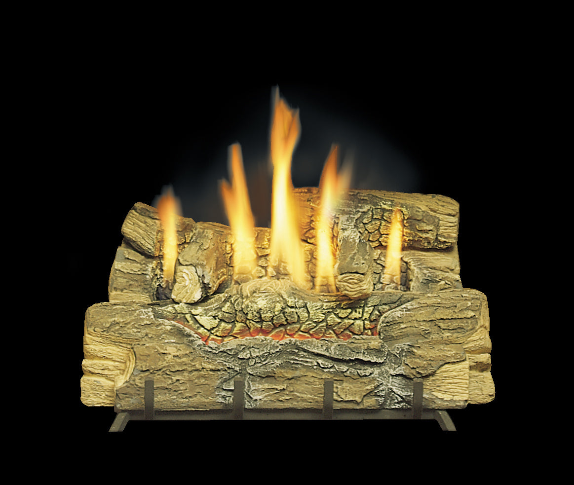 Kingsman Fiber Split Oak log set for IDV24 direct vent gas fireplace insert