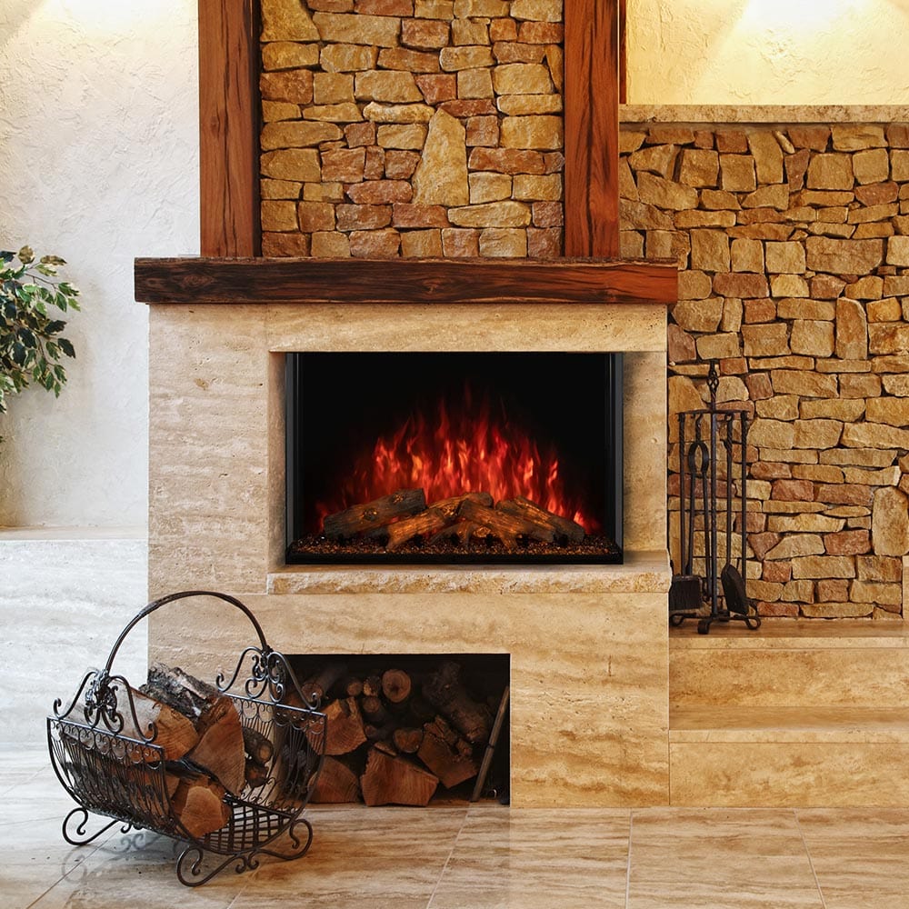 Modern Flames 36-in Sedona Pro Multi 3-Sided Smart Built-In Electric Fireplace