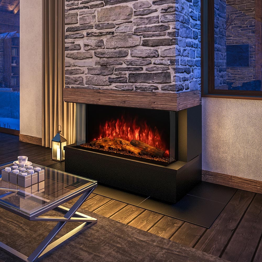 Modern Flames 42-in Sedona Pro Multi 3-Sided Smart Built-In Electric Fireplace