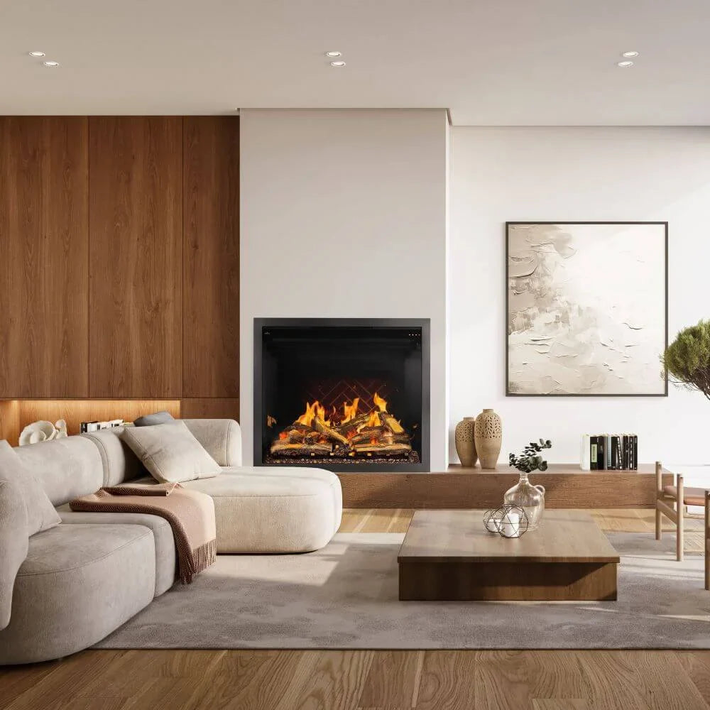Napoleon Elevation X 42" Electric Fireplace – Luxury Smart LCD Flame Built-In