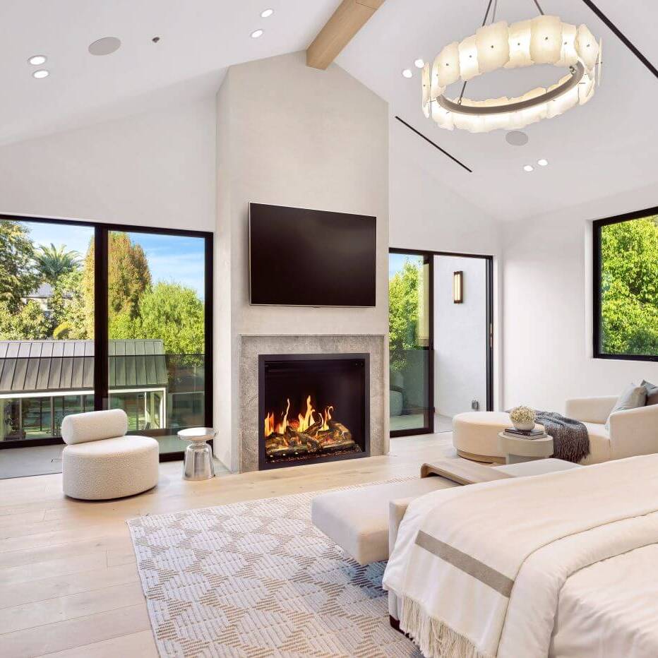 Napoleon Elevation X 42" Electric Fireplace – Luxury Smart LCD Flame Built-In