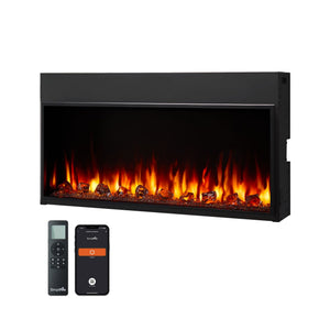 SimpliFire Scion 43-inch linear electric fireplace, product view 11