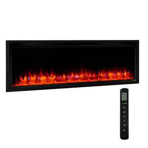 SimpliFire Allusion Platinum 50-inch linear electric fireplace, product view 10