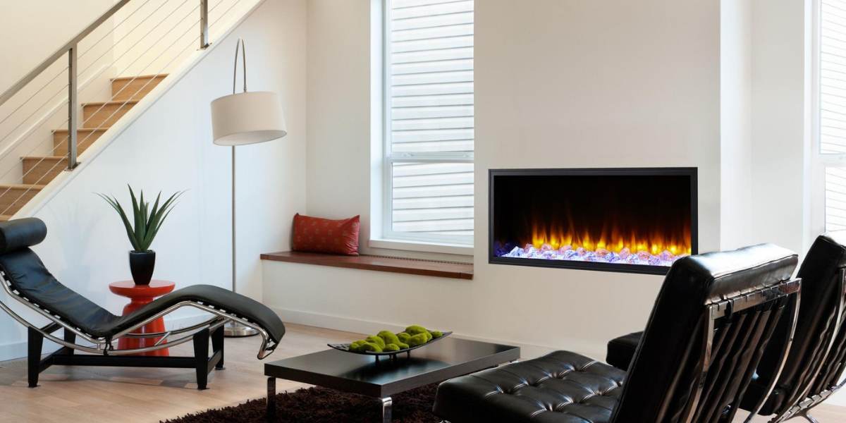 SimpliFire Scion 43-inch linear electric fireplace, product view 9