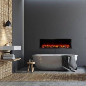 SimpliFire Scion 55-inch linear electric fireplace, product view 11