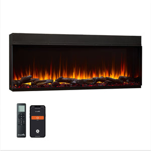 SimpliFire Triton 78-inch multi-sided linear electric fireplace, product view 11