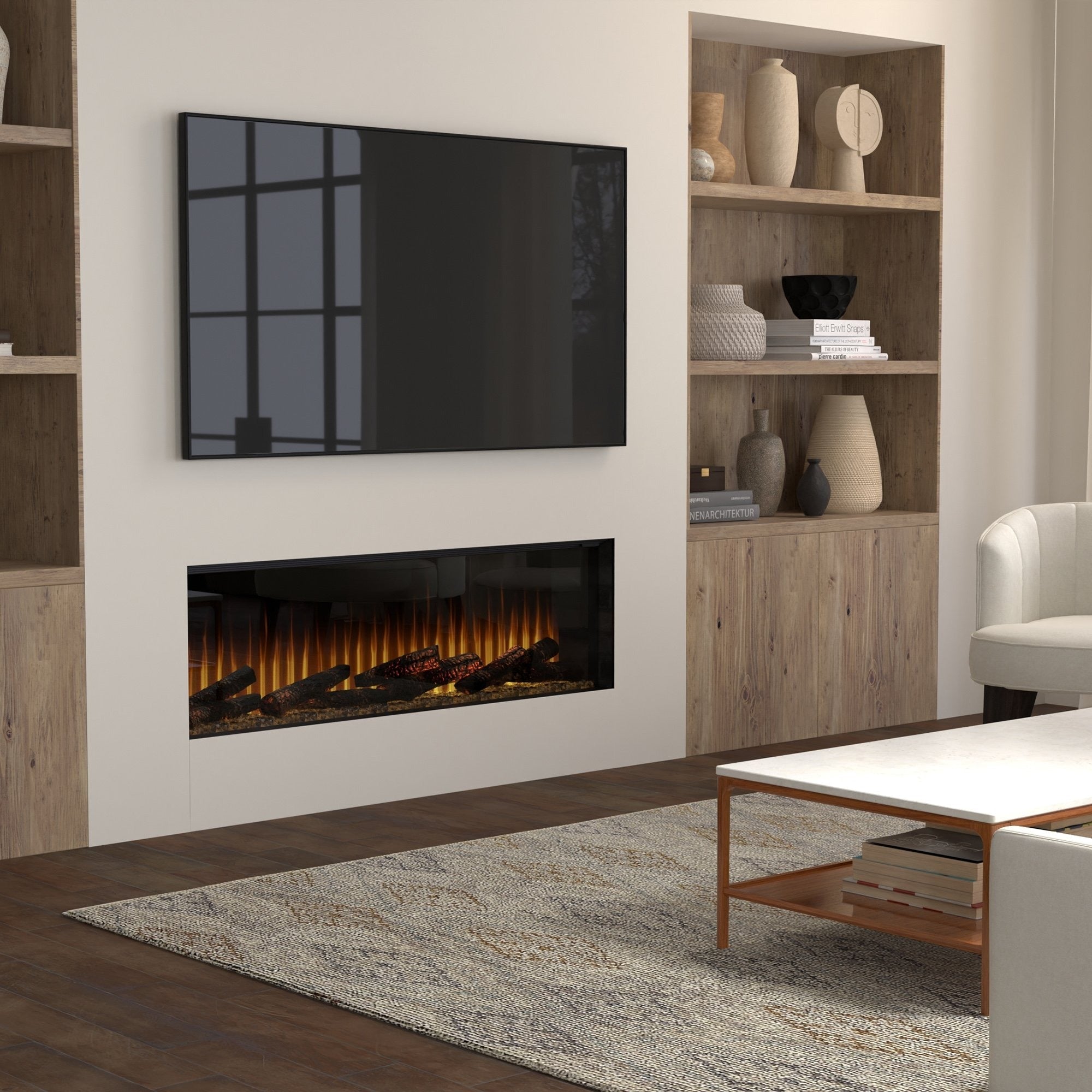 Dimplex Ignite Ultra 60-Inch Built-In Linear Electric Fireplace — Sleek, Seamless Ambience