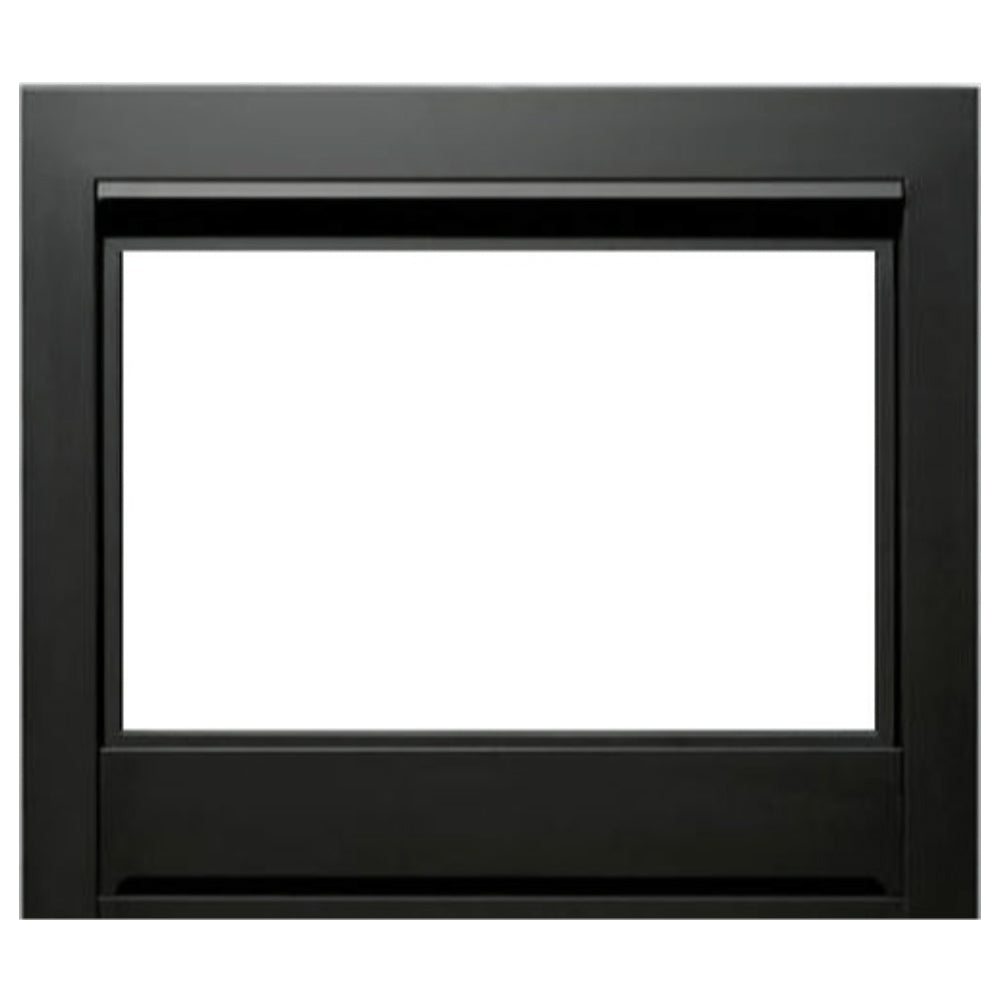 Kingsman ZCV36S1BL black hearth mount surround for flush-installed ZCV3622 direct vent gas fireplace