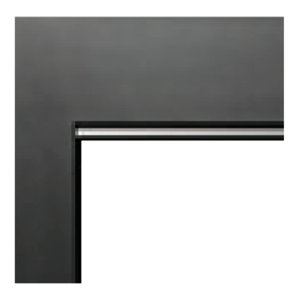 Kingsman ZCV36SWFBL black wall surround for ZCV3622 Solara II direct vent gas fireplace