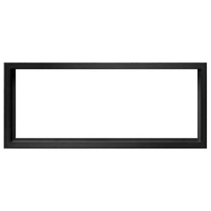 Kingsman ZCVRB47S1BL black surround trim kit, 1 1/2 inch wide, for ZCVRB47 linear direct vent gas fireplace