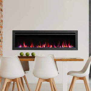 SimpliFire Allusion Slim 60-inch electric fireplace, product view 2