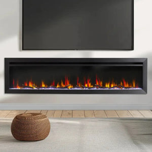 SimpliFire Allusion Slim 72-inch electric fireplace
