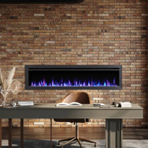 SimpliFire Allusion Slim 72-inch electric fireplace, product view 2