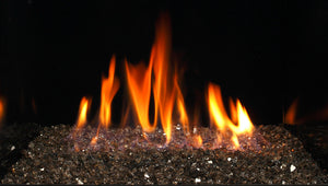 Marquis MQG5C bronze ember glass media, 1/2 inch, 5 lb bag, for Kingsman gas fireplaces