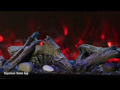 Napoleon Astound linear electric fireplace video