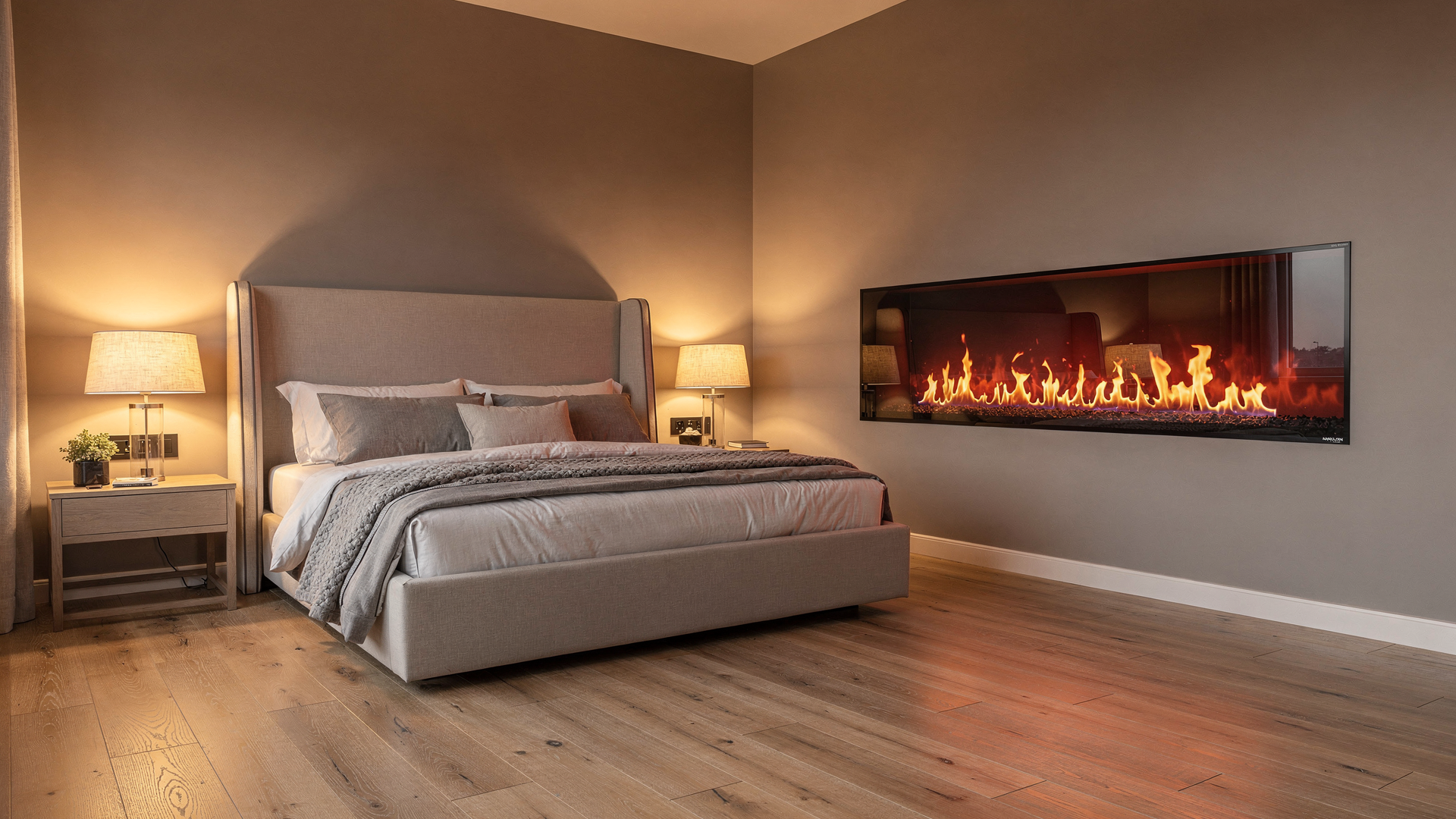 Napoleon Astound 50" Built-In Linear Electric Fireplace – Frameless WiFi Smart Design